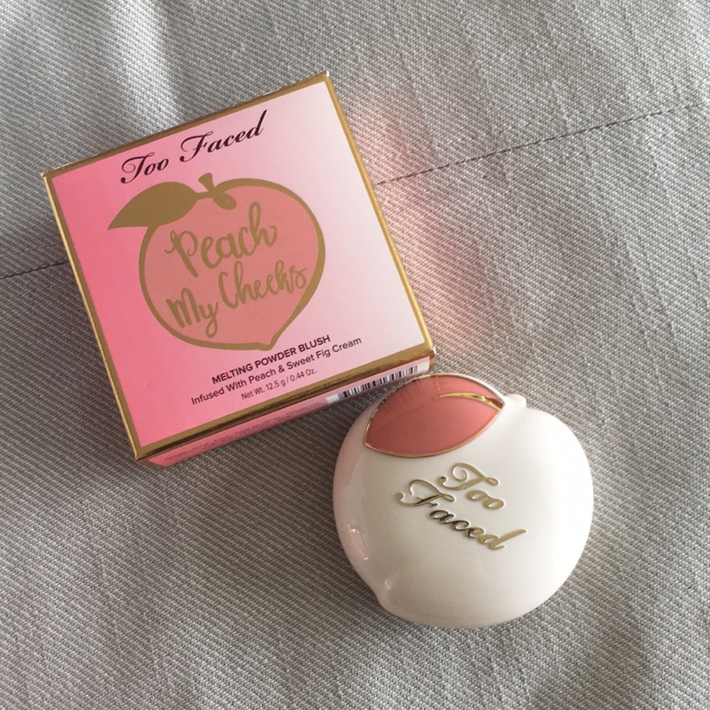 Peach my cheeks too faced blush
